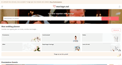 Desktop Screenshot of m.mariages.net