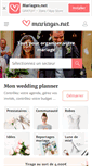 Mobile Screenshot of m.mariages.net